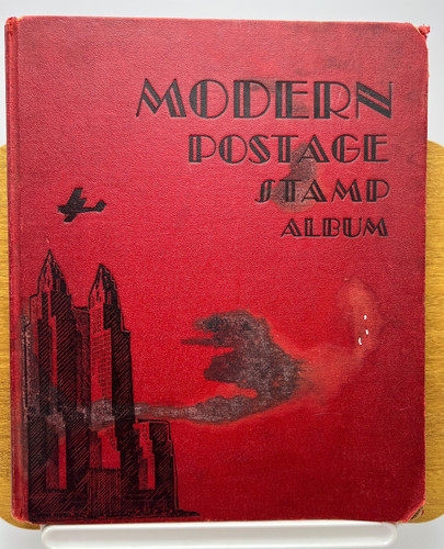 Modern postage stamp album - postage,