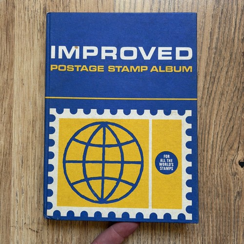 Improved postage stamp album - stamp,