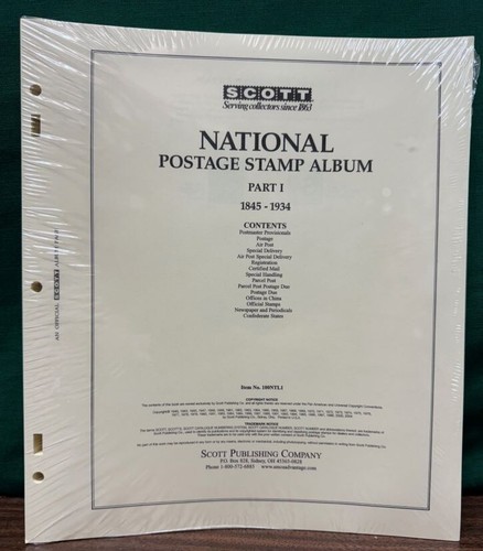 Scott national stamp album - scott,