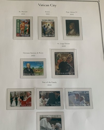 Pagine francobolli senza