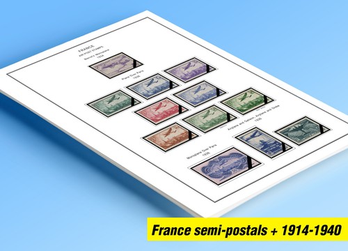 Semipostali francia stampati - semipostali, a