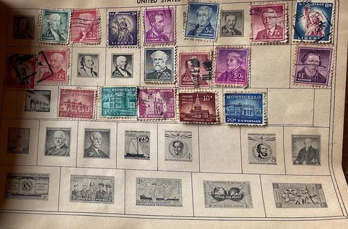 Album francobolli giro per - , il