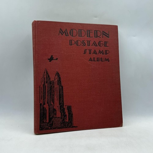 Vintage modern postage stamp - modern,